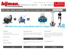 Tablet Screenshot of hijman.nl